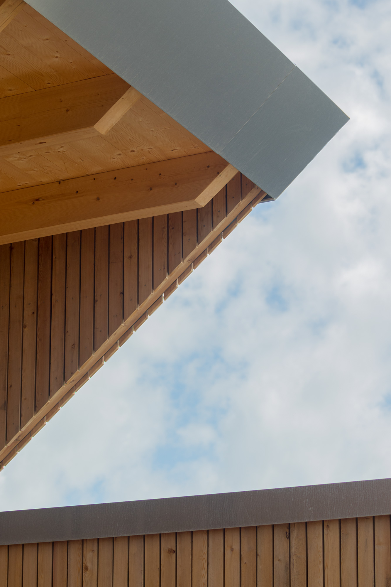 Detail Dachkonstruktion Foyer